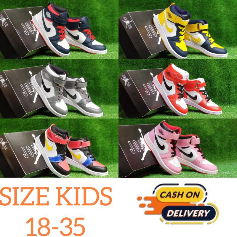 import quality - sepatu jordan anak - air jordan sneakers kids - unisek