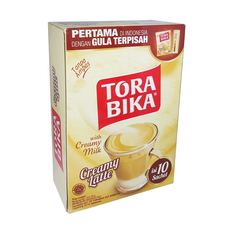 

Torabika Creamy Latte Box isi 10 Sachet