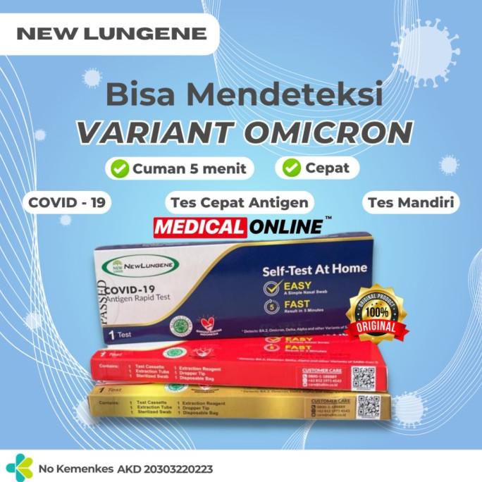 NEWLUNGENE ANTIGEN SWAB PER BOX DETEKSI OMICRON NEW LUNGENE CLUNGENE