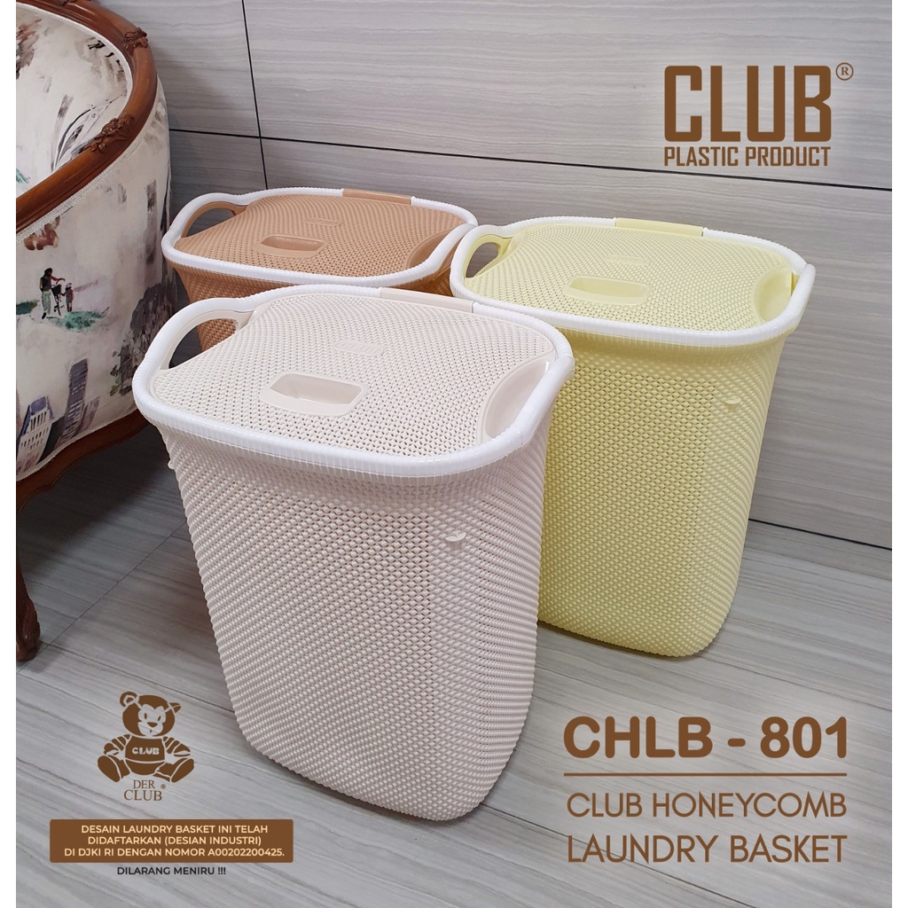 Laundry Basket Jumbo! Rak Keranjang Baju Kotor CLUB CHLB-801 Keranjang Baju Laundry Bag Original