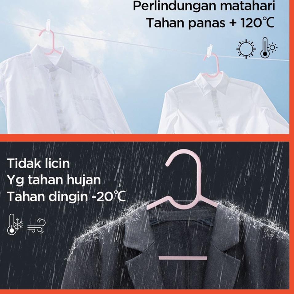 Free Packing GANTUNGAN BAJU 10 PCS CLOTHES HANGER GANTUNGAN BAJU CELANA HANGER