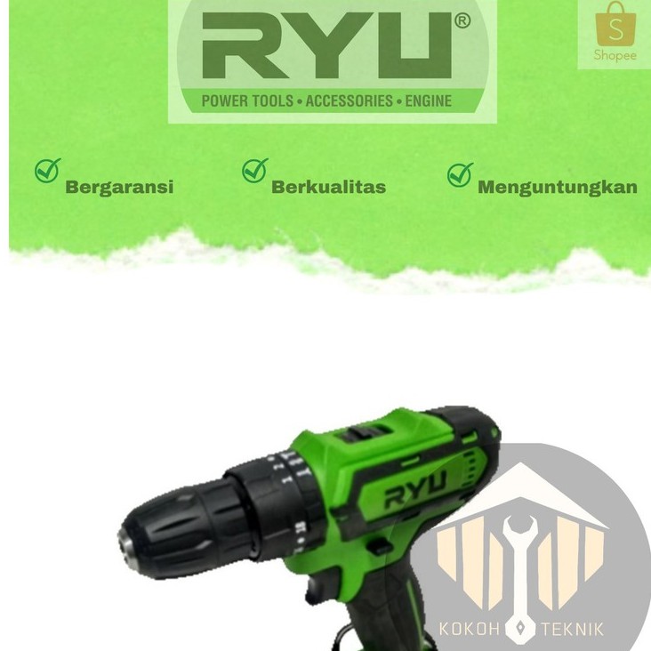 RYU MESIN BOR CORDLESS RYU RCD 12V-1 BOR