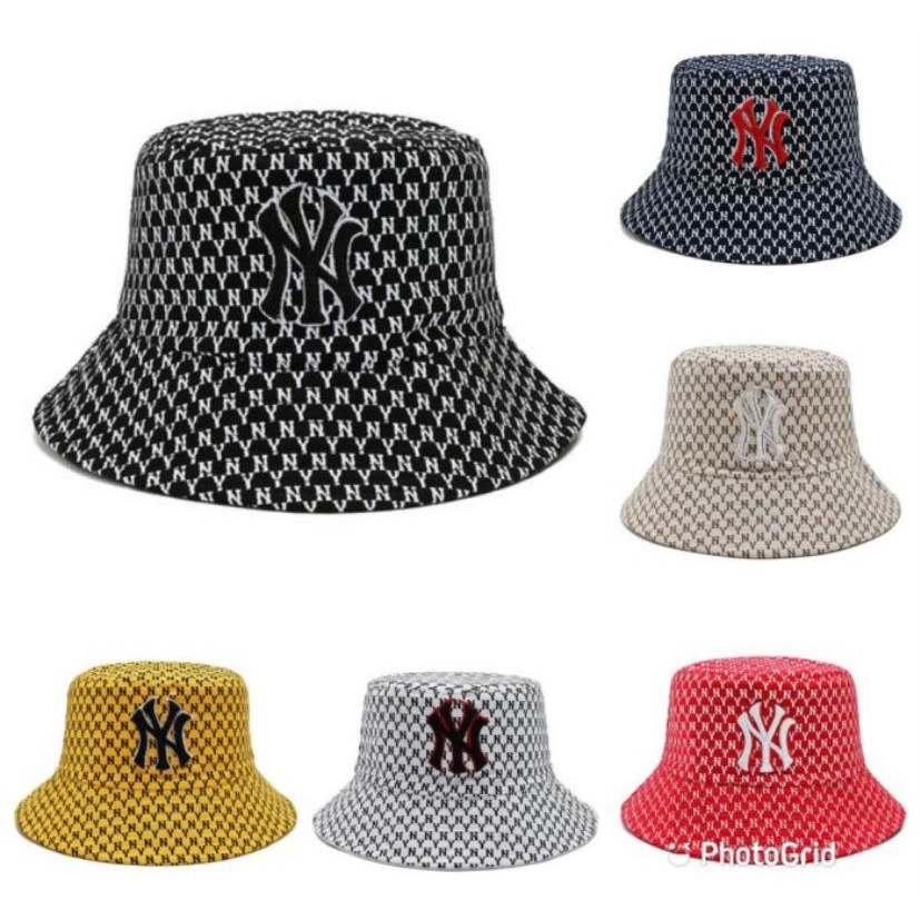 BANTING HARGA 1001 IMPORT TOPI BASEBALL NY BUCKET 2 MOTIF BISA BOLAK BALIK !!! - 7 VARIASI