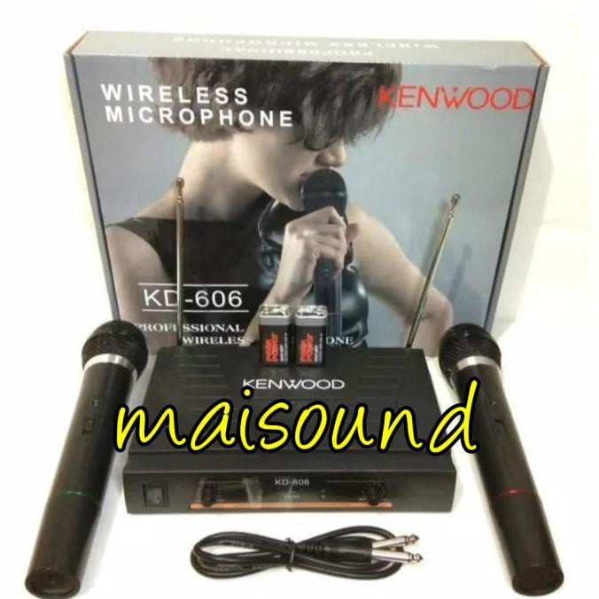 MIC WIRELESS KENWOOD KD 606 MICROPHONE KENWOOD KD606 HANDHELD PEGANG