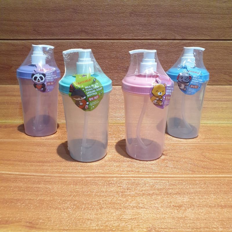 Botol Sabun Cair Pump 500ml / Botol Sabun 500ml / Botol Pump Plastik / Tempat Sabun Murah