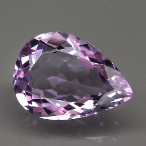 VVS Pear Cut 5.61ct 14x10mm Natural Pink Purple AMETHYST Brazil AT110