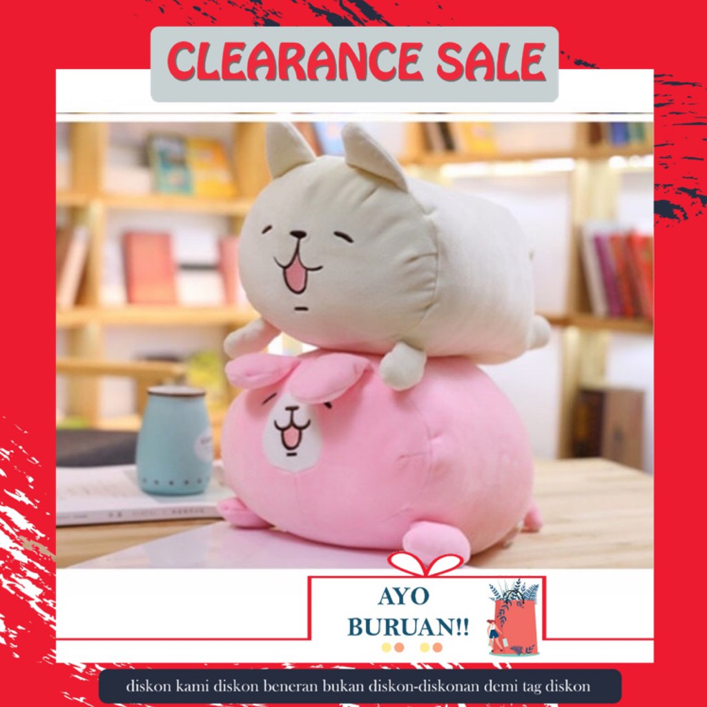 [LOGU][CUCI GUDANG] Boneka bunny kanahei, Boneka jepang kelinci kanahei, boneka bantal bunny