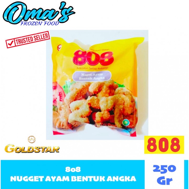 

808 NUGGET ANGKA 250 GR BY GOLDSTAR