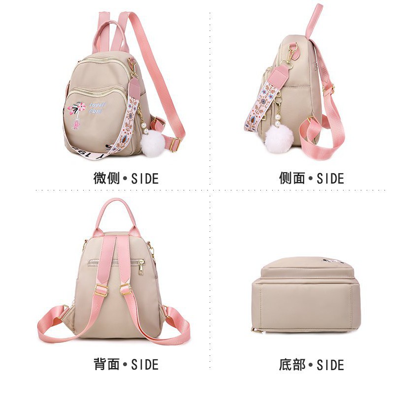 TFT AX9968 AX538 AX648 (3PCS MUAT 1KG) Tas Import Tas Ransel Wanita import terbaru motif flower