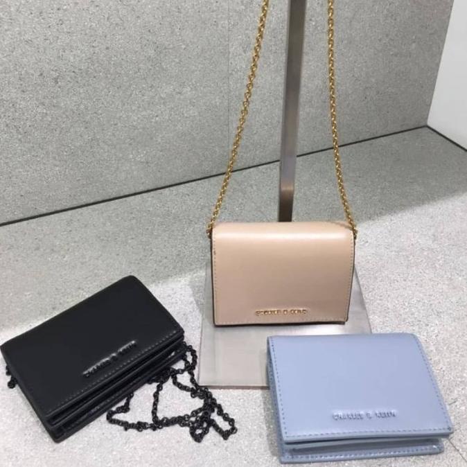 BAGUS DOMPET WANITA C-71075 - CK SNAP BUTTON MINI SHORT WALLET XFGD68465