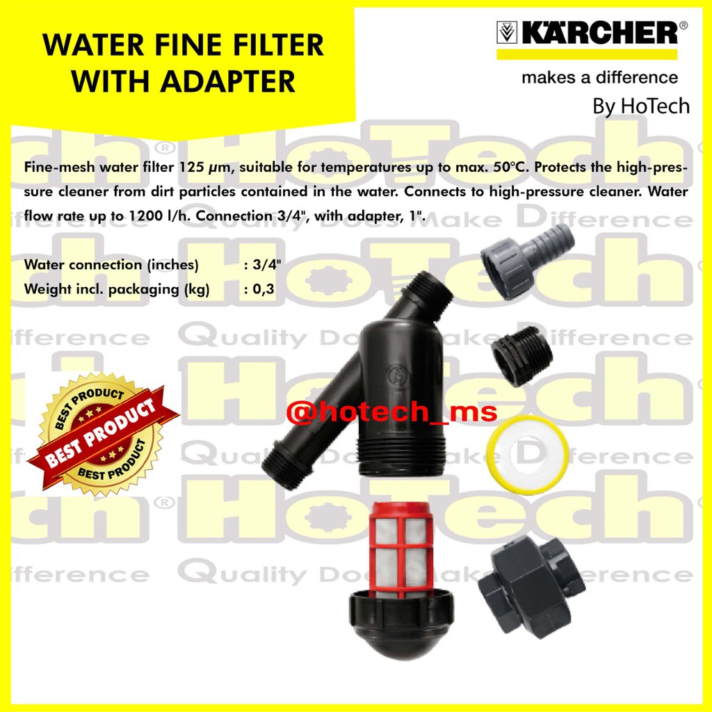 Karcher | Water fine filter, with adapter | Karcher | For Professional
