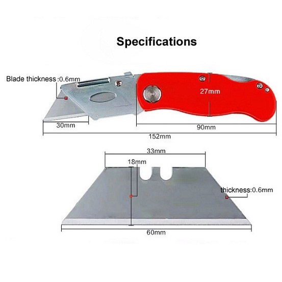 

Jualan Pisau Cutter Lipat / Folding Cutter Knife Limited