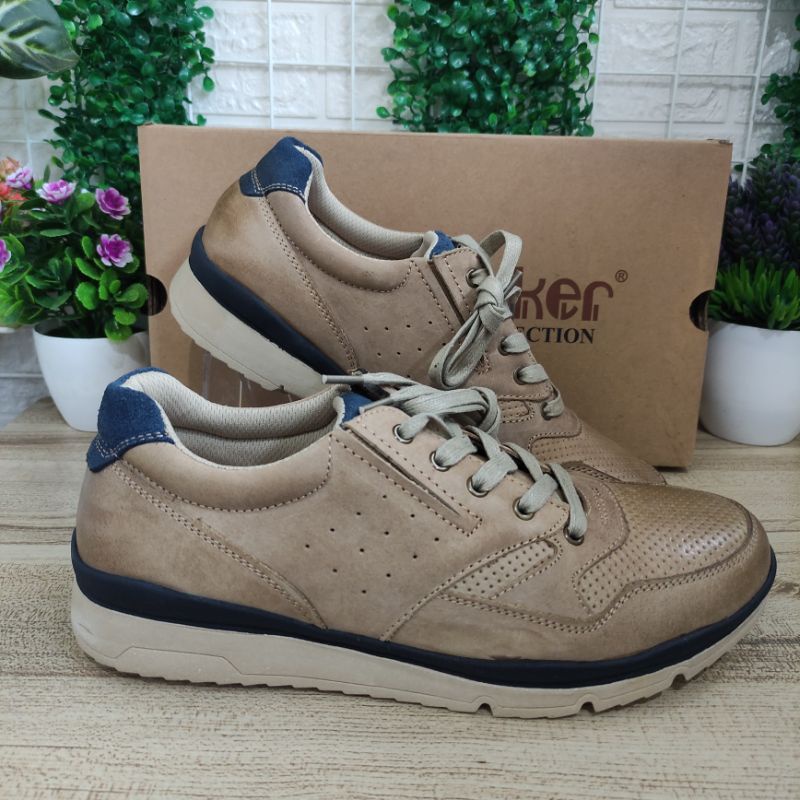 Jim Joker Dale 3ca Sepatu Kulit Asli Sneakers Original