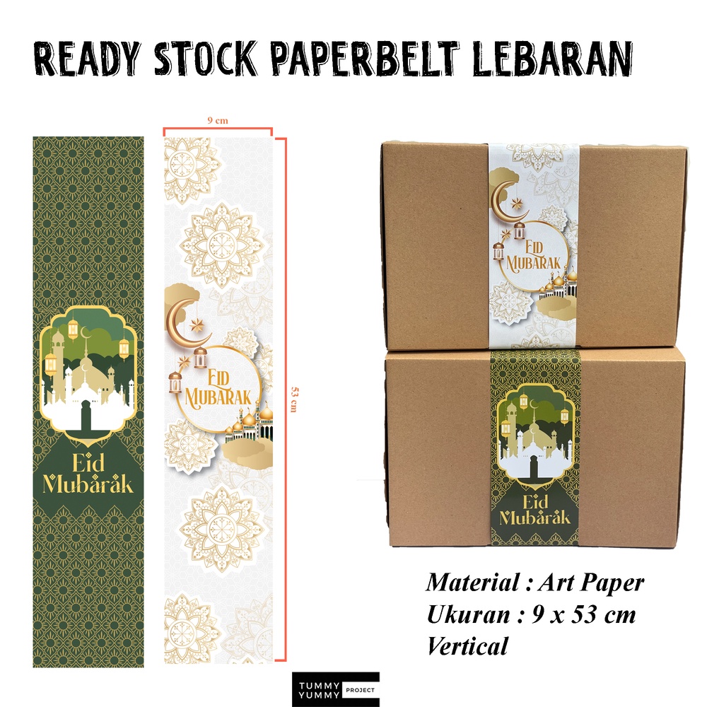 

PAPERBELT LEBARAN / IDUL FITRI / SLEEVE LEBARAN / SABUK KERTAS LABEL LEBARAN