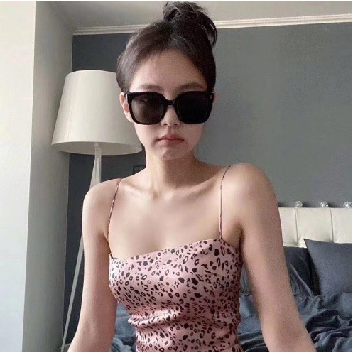 Kacamata Korean Style Fashion Women Retro Sunglasses Jennie Blackpink Style High Quality Material Indoberkah88