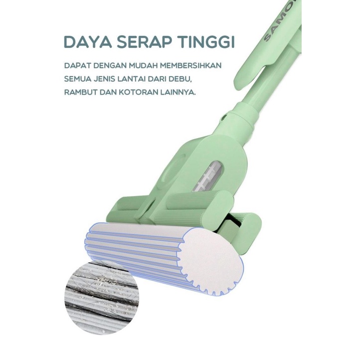 Samono Alat Pel Lantai Spongemop 2 in 1 Pel Lantai Karet SCM008