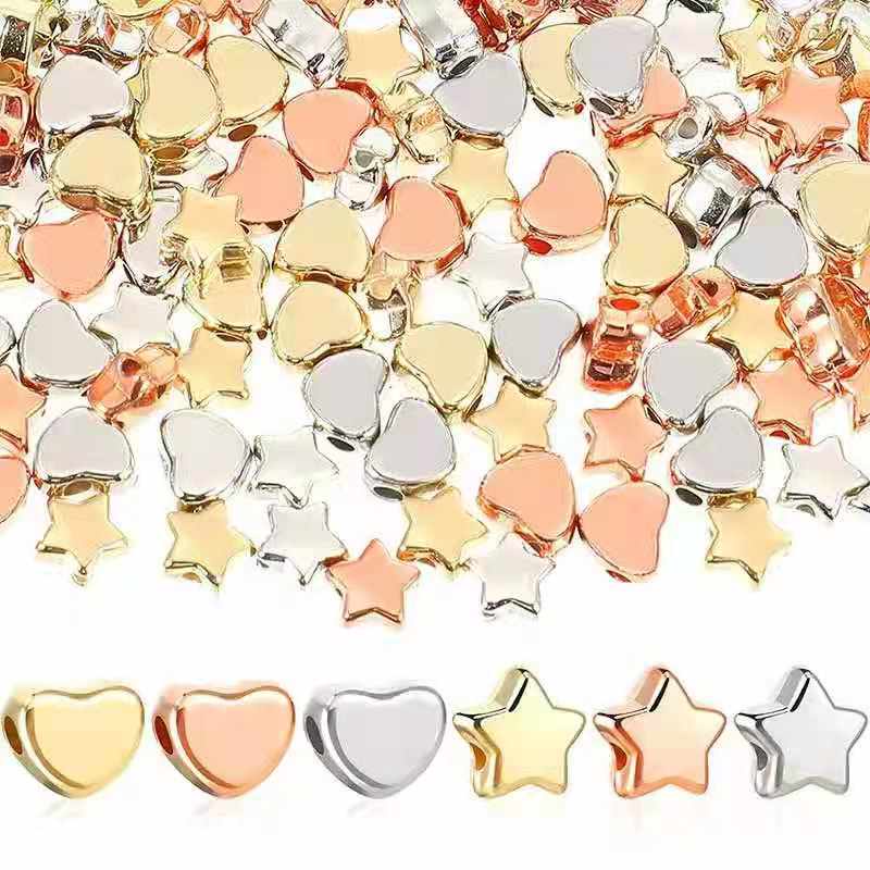 Manik-Manik Pembatas Spacer CCB Untuk Membuat Perhiasan Kalung Gelang DIY Harga/100-300Pc