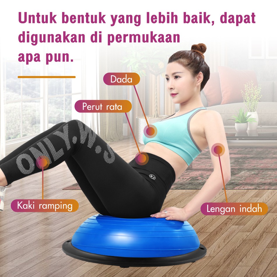 HTD Sport Bosu Balance Ball Yoga Gym Training 6006