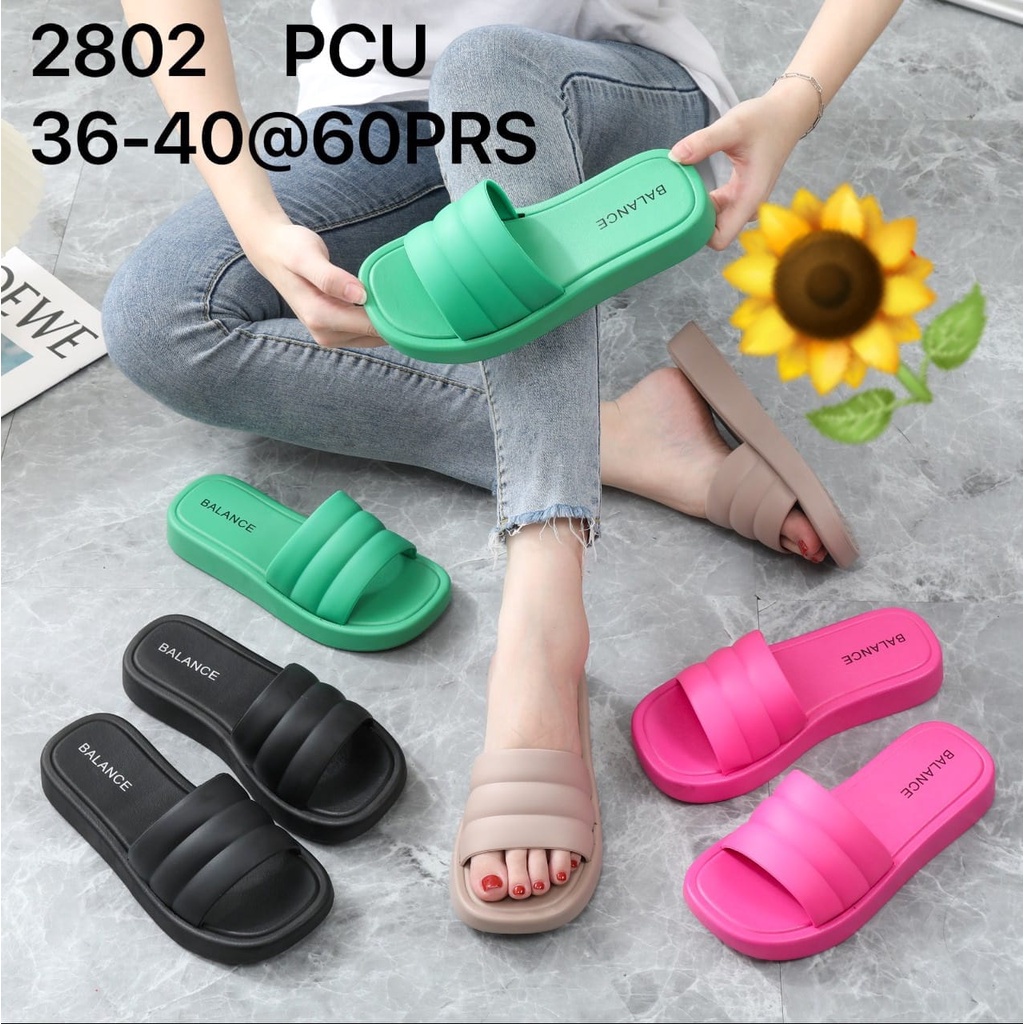 Sandal Karet Jelly Wedges Wanita import Model Terbaru Original Kekinian by AGUNG STYLE Balance 2802