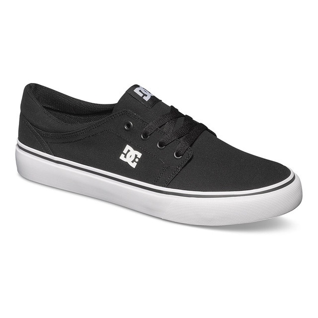 DC Vulcanized Shoe Trase Tx - BLACK/WHITE