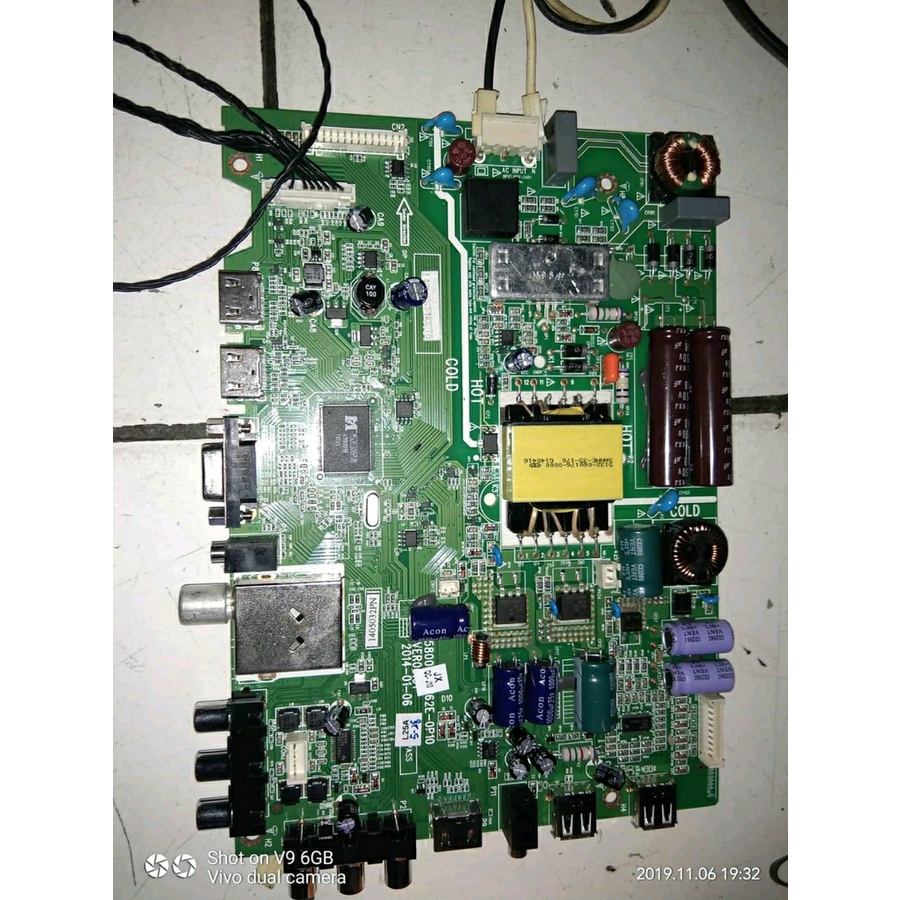 32E39 - Mb - Mainboard - Motherboard - Micom - Modul - Mobo - Mesin Tv LED Coocaa 32E39
