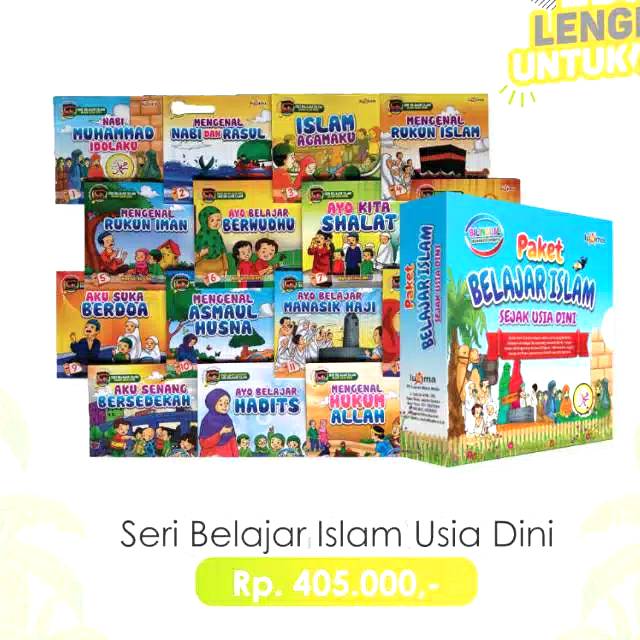 Paket Belajar Islam Sejak Usia Dini (Bilingual Indonesia-Inggris)