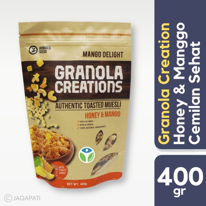 

Jual Granola Creation-Honey Mango Mango Delight 400 Gram