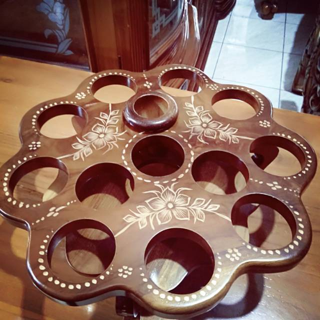 Accecoris jati Jepara tempat aqua