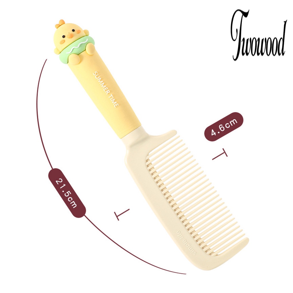 Twowood Sisir Rambut Ringan Motif Kartun Hewan Lucu Untuk Anak Perempuan