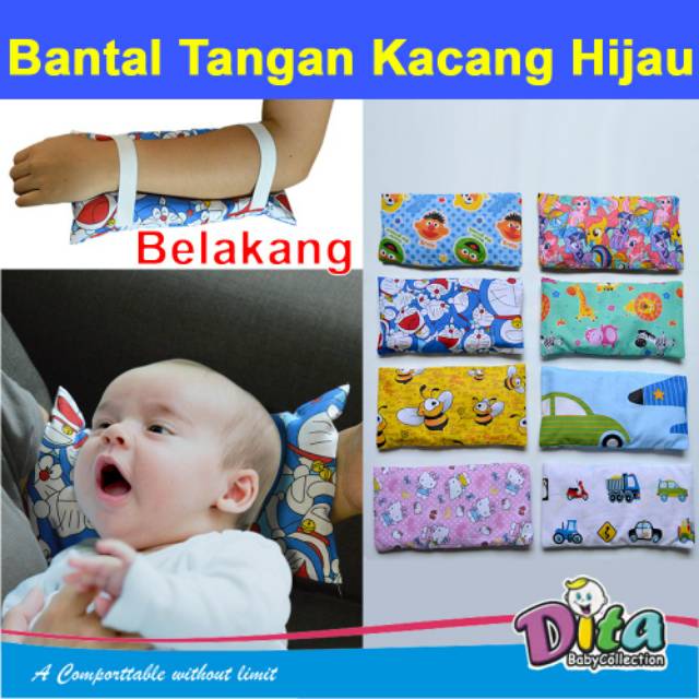 Bantal Bayi Anti Peyang , Bantal Kulit Kacang Hijau , Bean Pillow