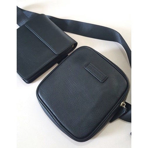 OBERMAIN Germany Tas Pinggang Kulit VTOB20 ORIGINAL