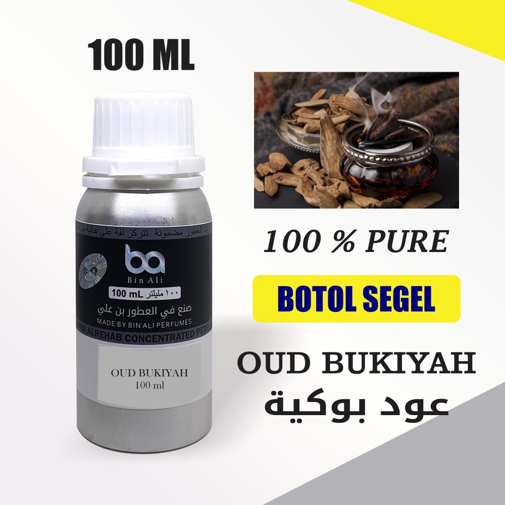 Bibit Parfum Aroma Oud Bukiyah 100ml SEGEL