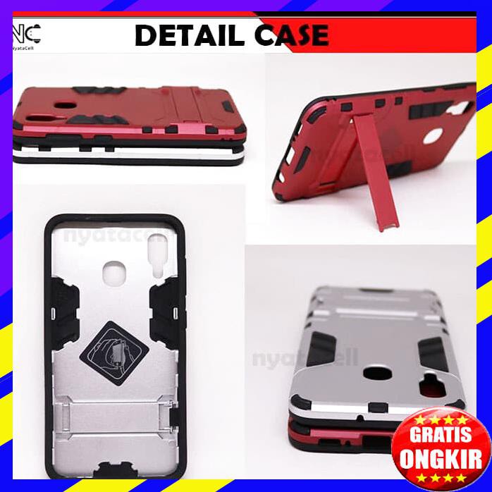 ACC HP SAMSUNG A20 CASE ROBOT RUGGED ARMOR HARD RUBBER CASING