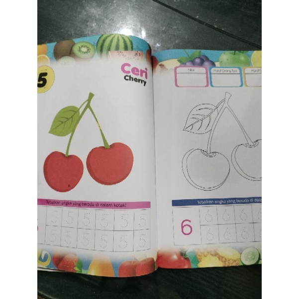 buku seri paud buah 32 halaman (19x27cm)