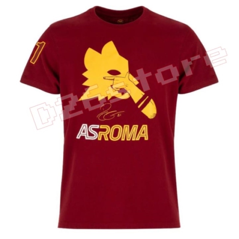 Kaos As Roma x Paulo Dybala signature Dybalamask 21 Celebration style Romanisti Romanita Giallorossi