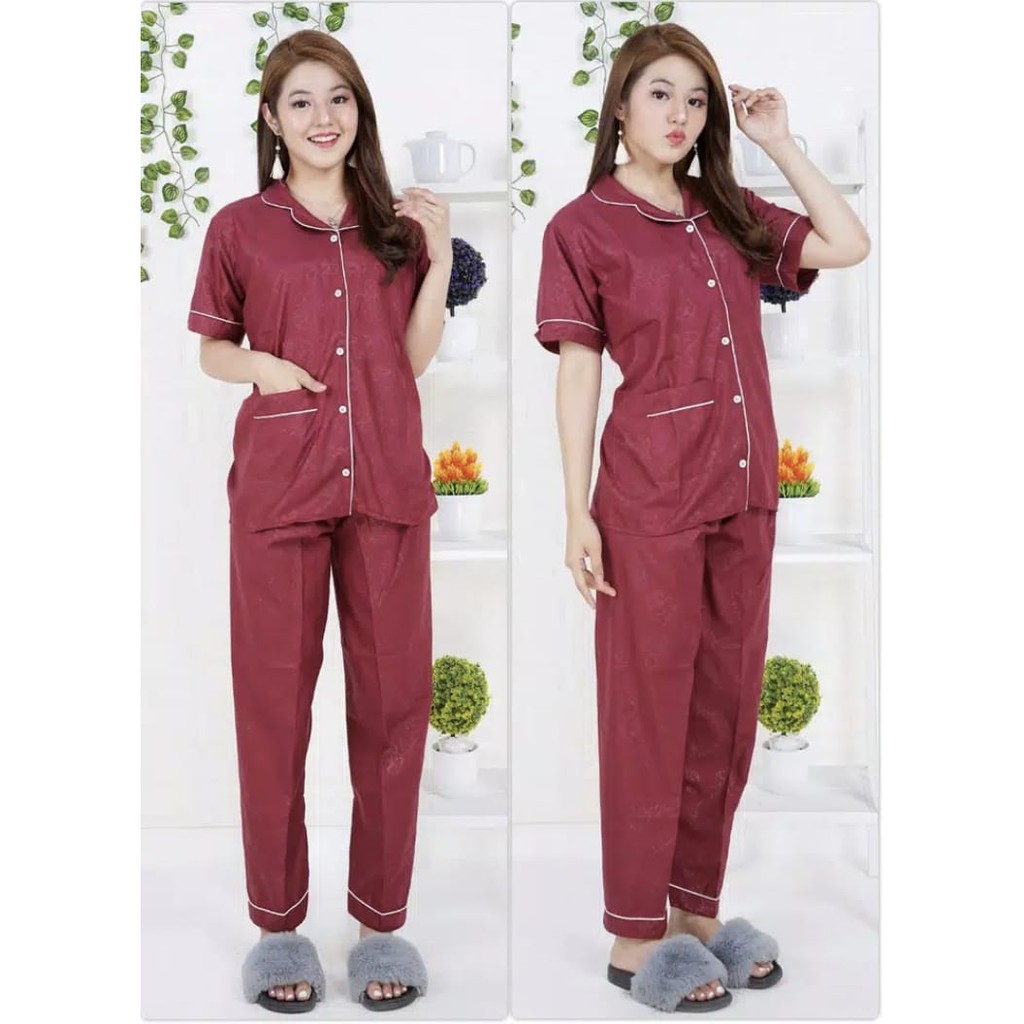 hokyfashion PIYAMA CP SATIN EMBOS FIT TO XL-3