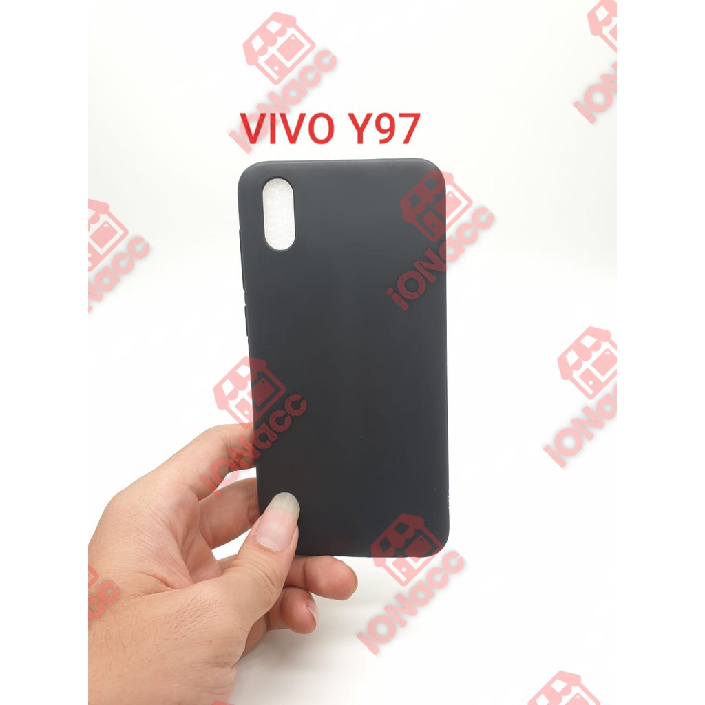 CASE SLIM MATTE VIVO Y97 - BLACK MATTE CASE POLOS