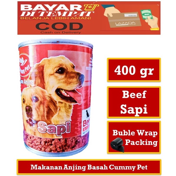 

Makanan Anjing Dogfood Kaleng Chummy Pet Beef Sapi Kaleng 375gr