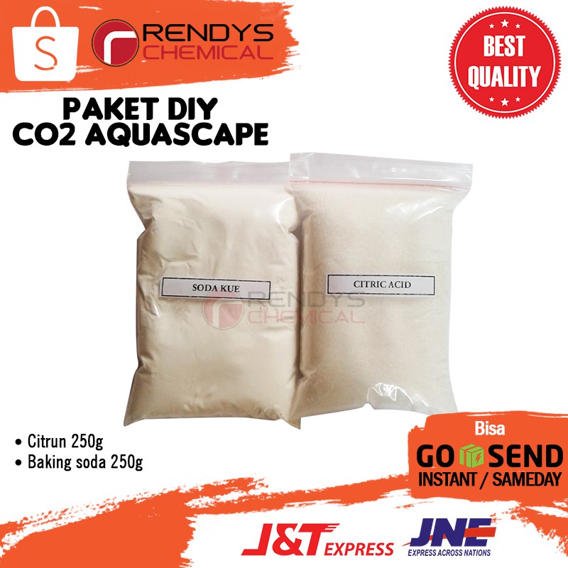 Paket CO2 DIY Aquascape / Baking Soda 250 g + Citrun 250 g