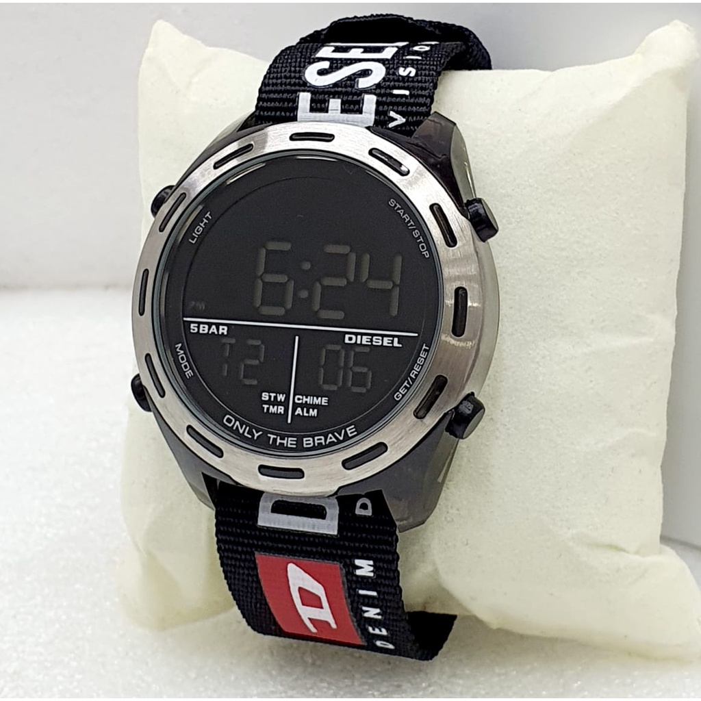 JAM TANGAN PRIA DIESEL 1628 STRAP KANVAS