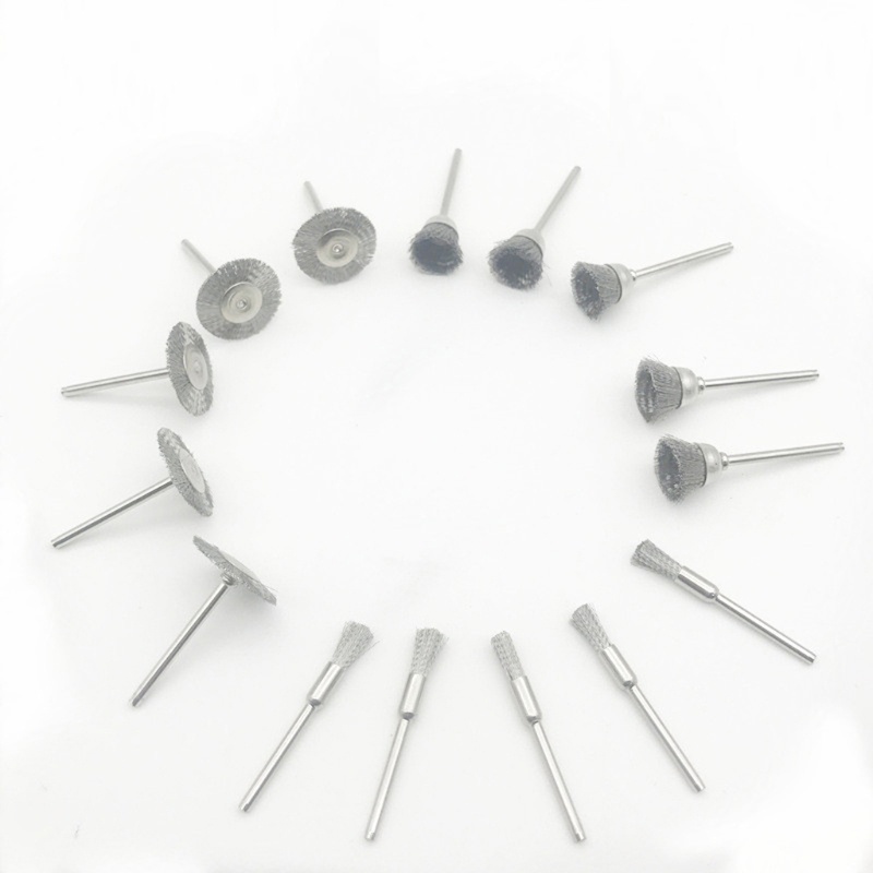 Gro 15 / 45 Pieces Metal Rust Removal Buffing Wheel Practical Grinder for Head Drill Rotary Tool Accessories Wire Wheel Wi