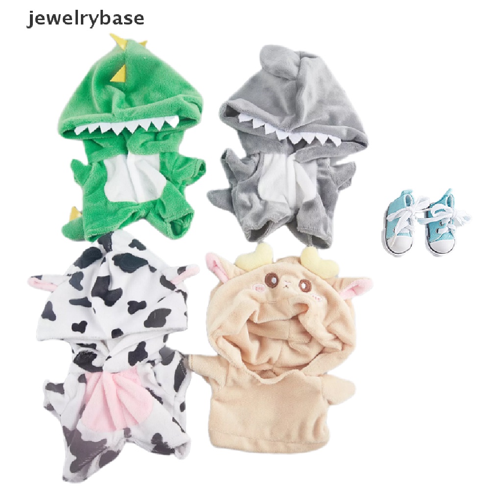 (jewelrybase) Mainan Piyama Onesie Dinosaurus 20cm Untuk Aksesoris Boneka