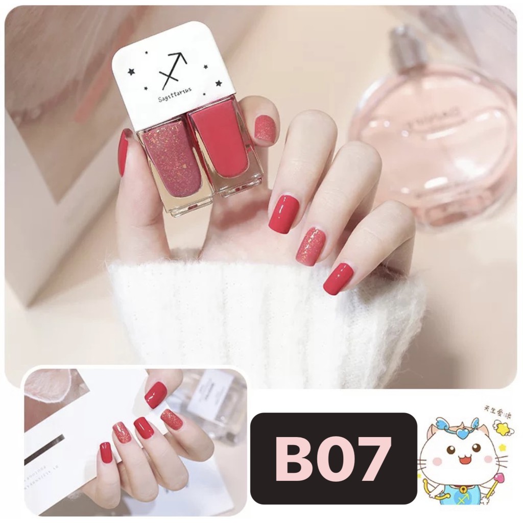 [1.1]BF B01-B30 2In1 Kutek Korean NON Peel Off Nail Polish Set