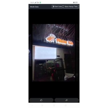 letter sign / Hurup timbul