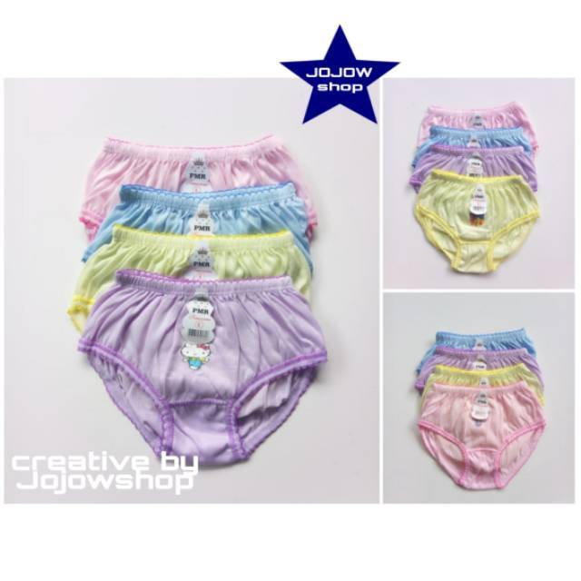 PROMO [ 1 Lusin ] Celana dalam anak perempuan PMR Prameswari