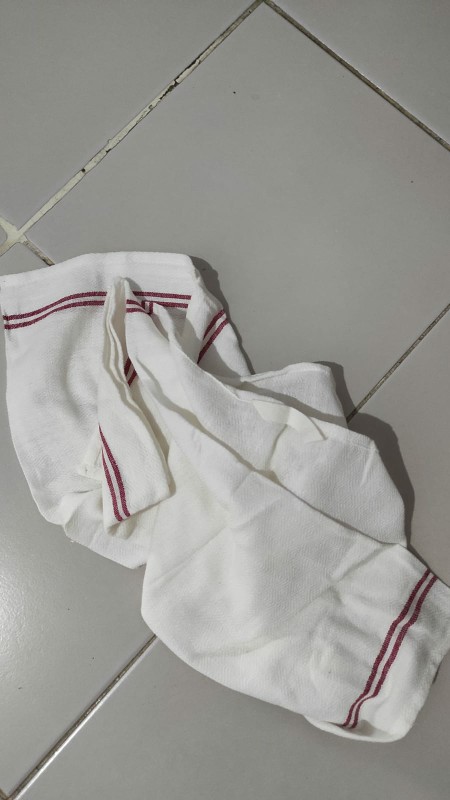 1.kain Lap Katun Murah,serbet Serbaguna,lap Makan,lap Dapur 60x45 Cm.