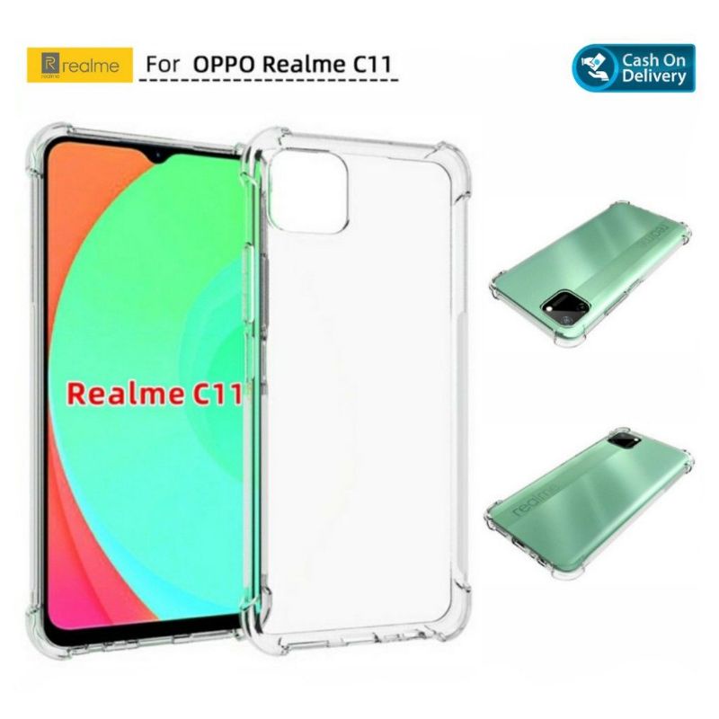 softcase hp anticrak Realme c11 case hp terbaru bening anti bentur