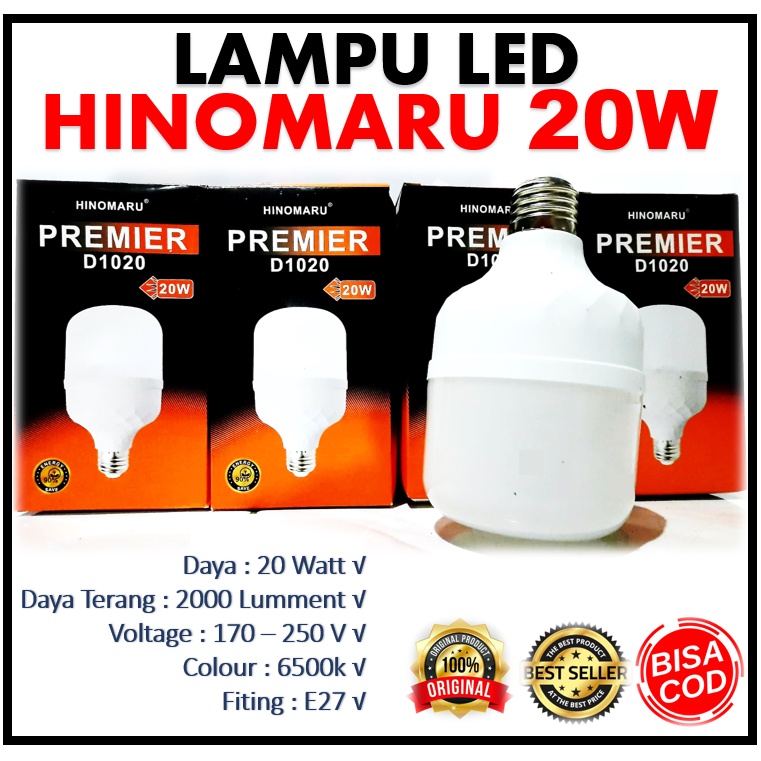 Lampu Led 20w Hinomaru Premier Lampu Led Hinomaru 20 watt