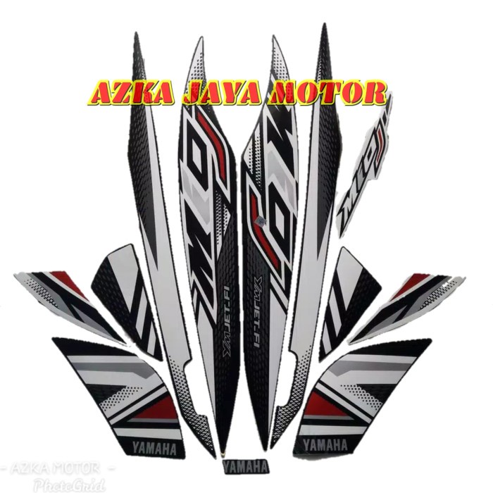 Sticker Striping Yamaha Mio J Warna Hitam 2012 / List strip stiker