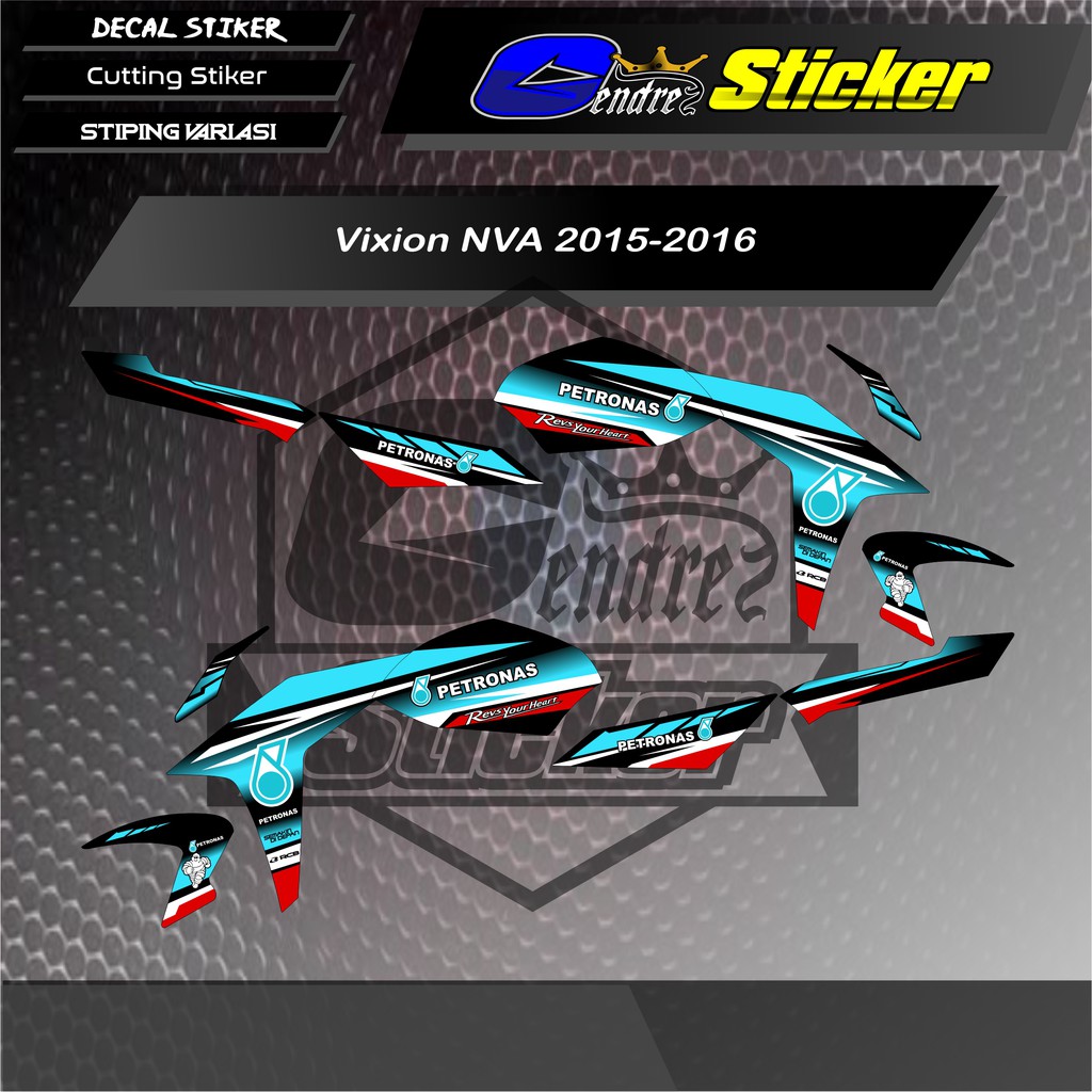 striping Vixion NVA Petronas